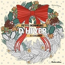 Petits bonheurs d'hiver à colorier