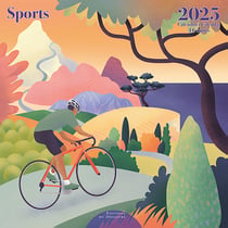Calendrier 2025 Editions du Désastre - Sport - 30 x 30 cm