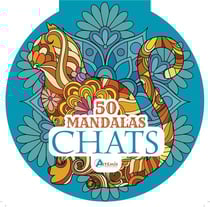 Mandalas chats - 50 pièces