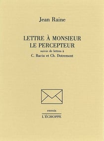 Lettre a Monsieur le Percepteur
