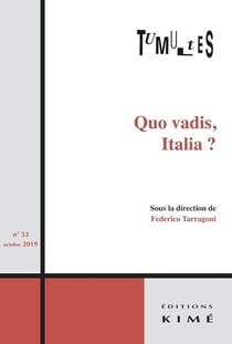 REVUE TUMULTES n.53 : où va l'Italie ?