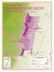 Carte des vins de Chambolle-Musigny et de Morey-St-Denis