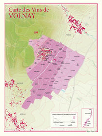 Carte des vins de Volnay