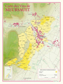 Carte des vins de Meursault
