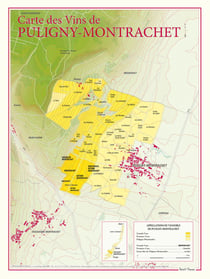 Carte des vins de Puligny-Montrachet