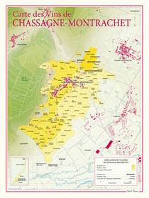 Carte des vins de Chassagne-Montrachet