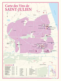 Carte des vins de Saint-Julien