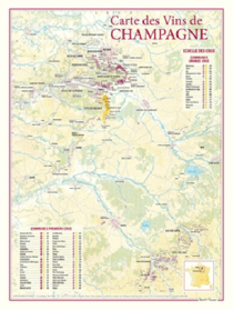 Carte des vins de Champagne
