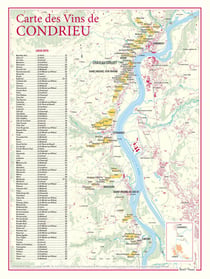 Carte des vins de Condrieu