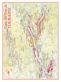 Carte des vins de Touraine