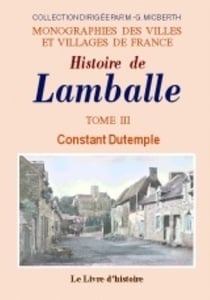 Lamballe (histoire de). t.iii