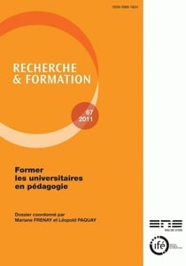 Recherche et formation, n° 67/2011 : Former les universitaires en pédagogie