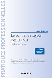 Le contrat de sejour des ehpad 3e edition