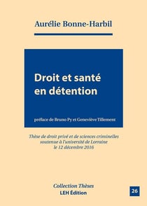 Droit et sante en detention