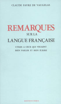 Remarques sur la langue française