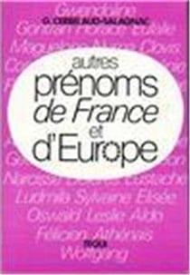 AUTRES PRENOMS FRANCE-EUROPE