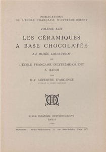 Les céramiques à base chocolatée au musée Louis-Finot de l'école française d'extrême-orient à Hanoi