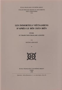 Les immortels vietnamiens d'apres le hoi chan bien
