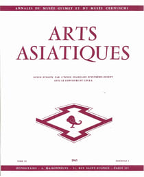 Arts asiatiques t.11-1 (1973)