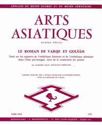 N  special: le roman de varqe et golsah (esthetique litteraire et plastique dans l'iran pre-mongol)