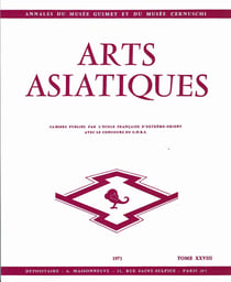 Arts asiatiques t.28 (1973)
