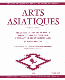 N  special : essai sur la vie materielle dans l'oasis de tourfan pendant le haut moyen age