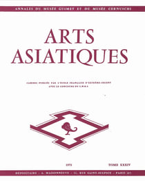 Arts asiatiques t.34 (1978)