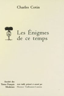 Les enigmes de ce temps