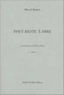 Tout reste à dire - un entretien avec christian bussy 1970