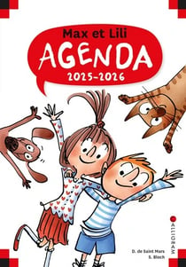 Agenda scolaire 2025-2025 Calligram - Max et Lili