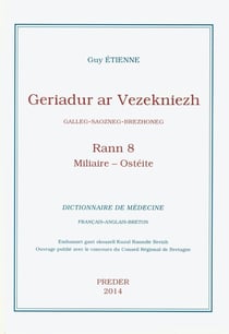 Geriadur ar vezekniezh - galleg-saozneg-brehzhoneg - miliaire-osteite