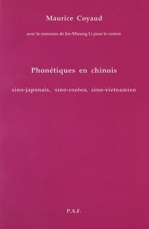 Phonetiques en chinois (sino-japonais, sino-coreen, sino-vietnamien)