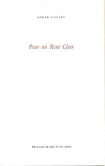 Pour rene char