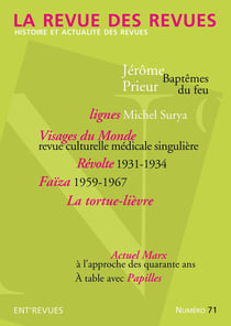 La revue des revues n.71