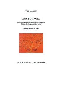 Droit du nord. notes sur le droit public finlandais et scandinave. origine, deve