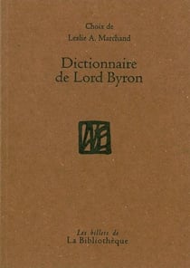 Dictionnaire de Lord Byron