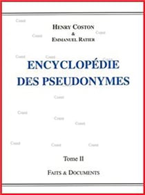 Encyclopédie des pseudonymes Tome 1