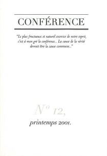 Conference N°12 : La Tradition I