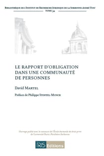 Le rapport d'obligation dans une communaute de personnes
