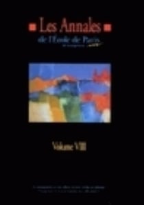Les annales de l'epm Tome 8 - travaux de l'année 2001