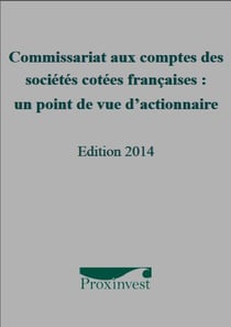 Commissariat aux comptes des societes cotees francaises : un point de vue d actionnaire