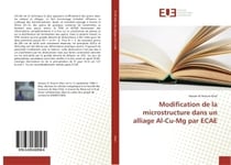 Modification de la microstructure dans un alliage Al-Cu-Mg par eCAe