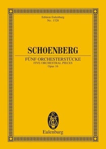5 orchestral pieces op. 16 poche