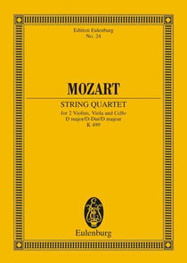 Strinq quartet d major kv 499 poche