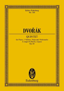 Piano quintet a major op. 81 poche