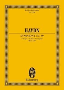 Symphony no. 89 f major hob. i: 89 poche
