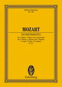 Divertimento no. 8 f major kv 213 poche