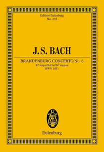Brandenburg concerto no. 6 bb major bwv 1051 poche