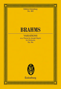 Variazioni su un tema di haydn op. 56a poche
