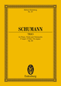 Piano trio f major op. 80 poche